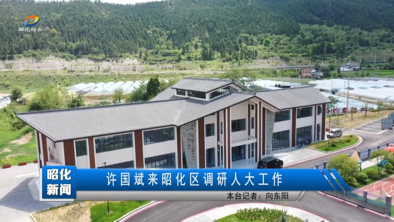 【昭化新闻】许国斌来昭化区调研人大工作