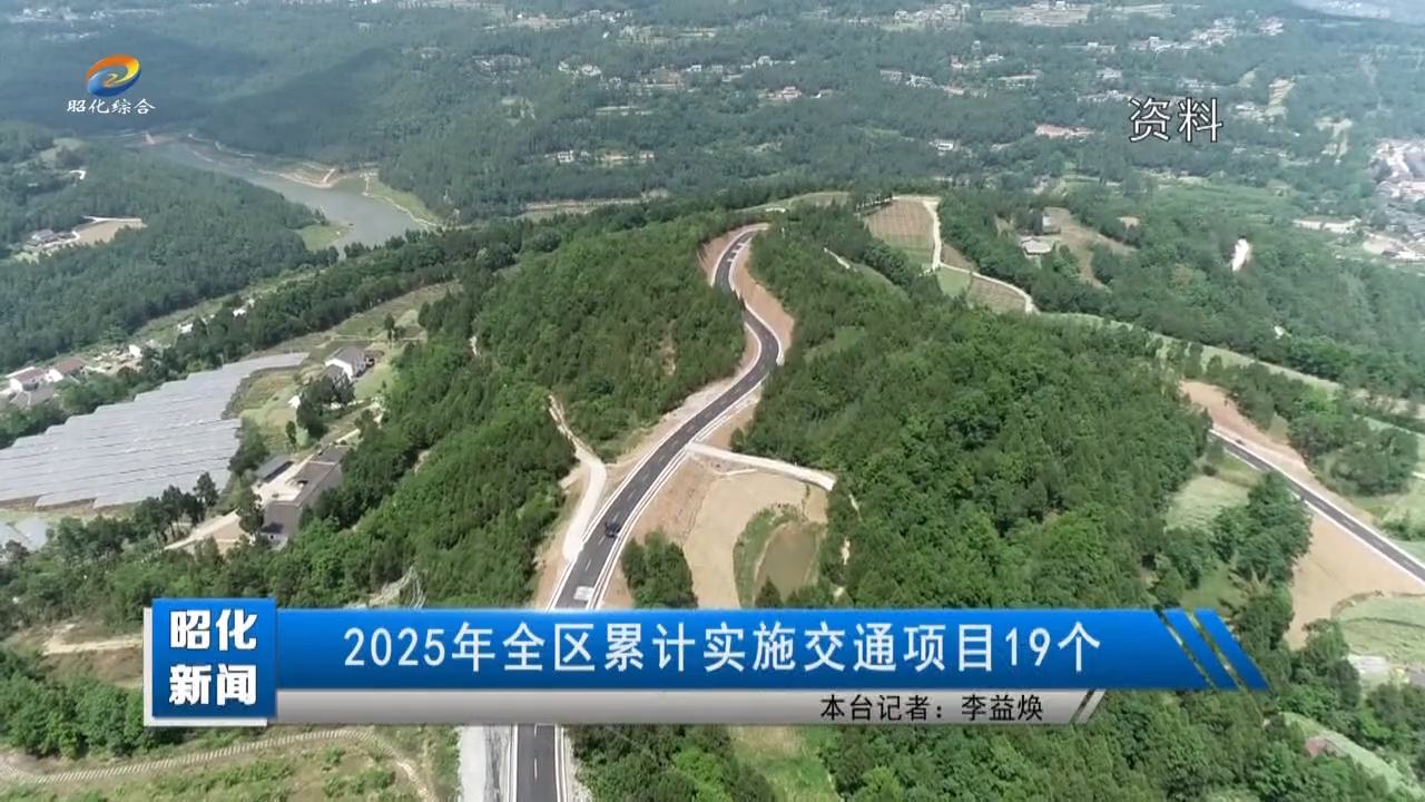 【昭化新闻】2025年全区累计实施交通项目19个