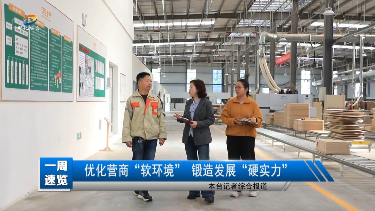 【一周速览】优化营商“软环境” 锻造发展“硬实力”